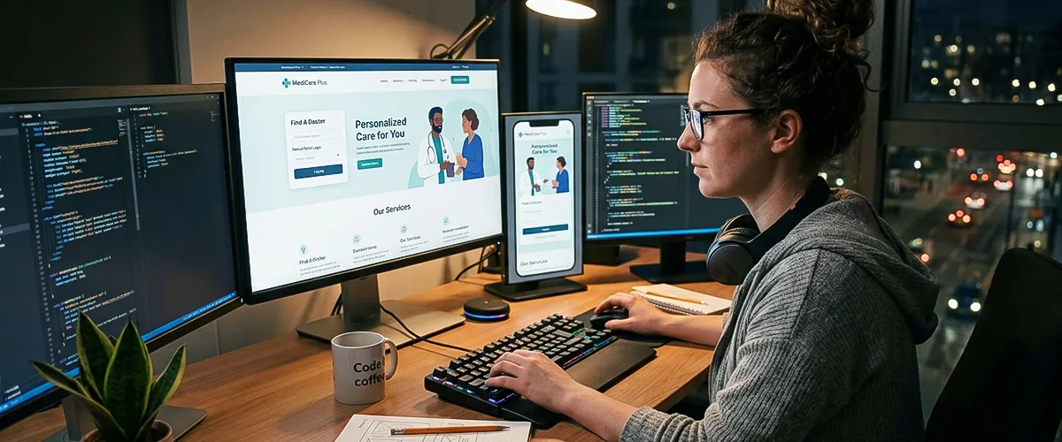 healthcare website design agency