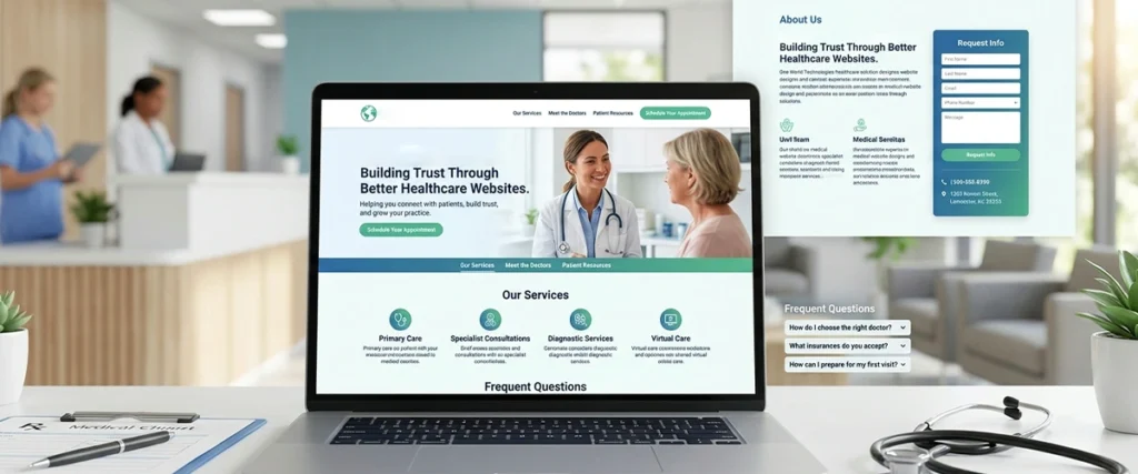 How Healthcare Website Design Impacts Patient Trust and Conversions
