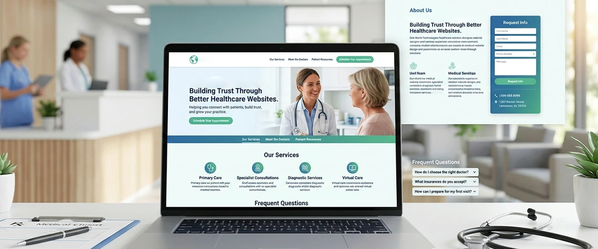 How to design a medical website